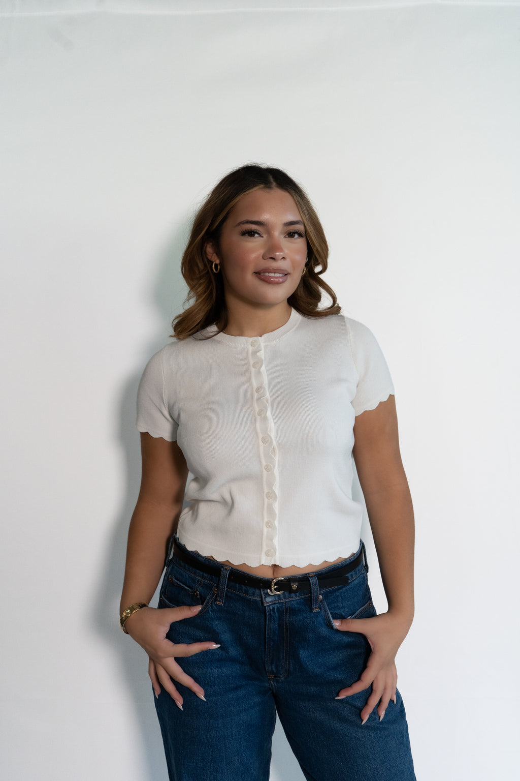 Sweetheart Button Up
